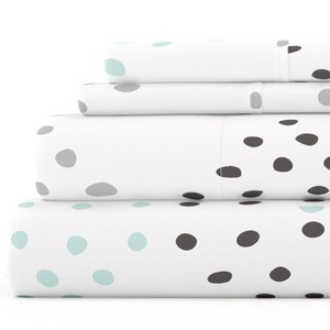 Stripes & Dots Patterns 4PC Sheet Set - Extra Soft, Easy Care - Becky Cameron - 1 of 4