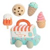 ebba Small My Ice Cream Truck Baby Talk Engaging Baby Stuffed Animal Blue 7" - 3 of 4