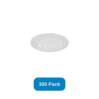 Jaya Lid for 24-48 oz Jaya Salad Bowl Compostable PLA Clear - Case of 300