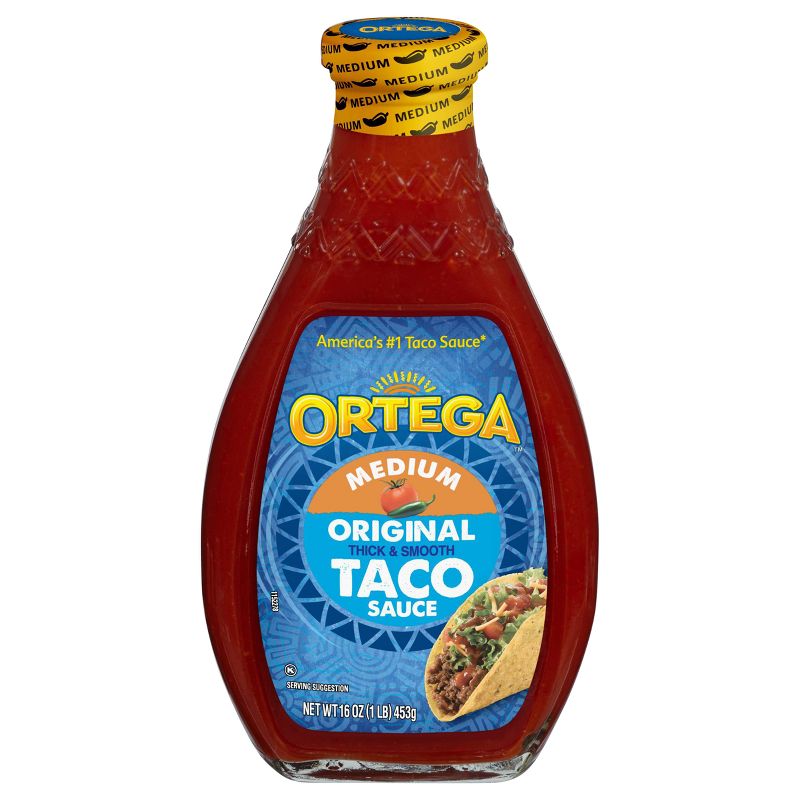Ortega Original Thick &#38; Smooth Medium Taco Sauce - 16oz., 1 of 8