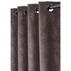 100% Blackout Curtain Panels Fannie - Woven Jacquard Triple Pass Thermal Insulated (Set of 2 Panels) - 4 of 4