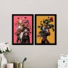 15" x 21" (Set of 2) Floral Portraits Framed Wall Art Prints Yellow - Wynwood Studio: Modern Decor, Pine Frame, Sawtooth Back - 4 of 4