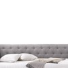 Full DayBed Justice Bed Smoke Gray Fabric - Acme Furniture - 4 of 4
