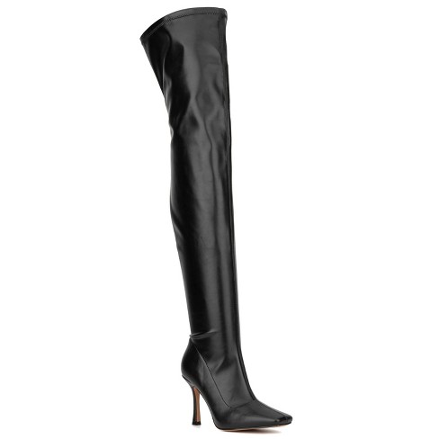 New York & Company Women's Natalia Tall Boot - 7.5, Black Pu : Target