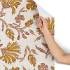 Holli Zollinger Kalami Floral Wallpaper Brown - Deny Designs - 3 of 4