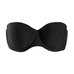 INSPIRE CHIC Women's Strapless Demi Cup Push-up Convertible Extender Underwire Bra - 1 of 4