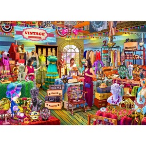 Brain Tree - Fancy vintage 1000 Pieces Jigsaw Puzzle - Random Cut - 27.5"lx19.5"w - 1 of 1