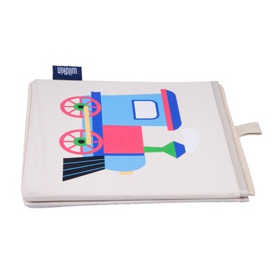 Wildkin Beige and Blue Kids Train Storage Cube