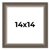 PosterPalooza | Square Weathered Black Picture Frame - UV Acrylic, Foam Board Backing, Hanging Hardware - 2 of 4