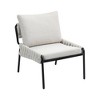 NicBex Modern Accent Chair with Braided Upholstery,Comfortable Arm Chair with Metal Frame,Lounge Chair for Bedroom,Reading Room - 4 of 4