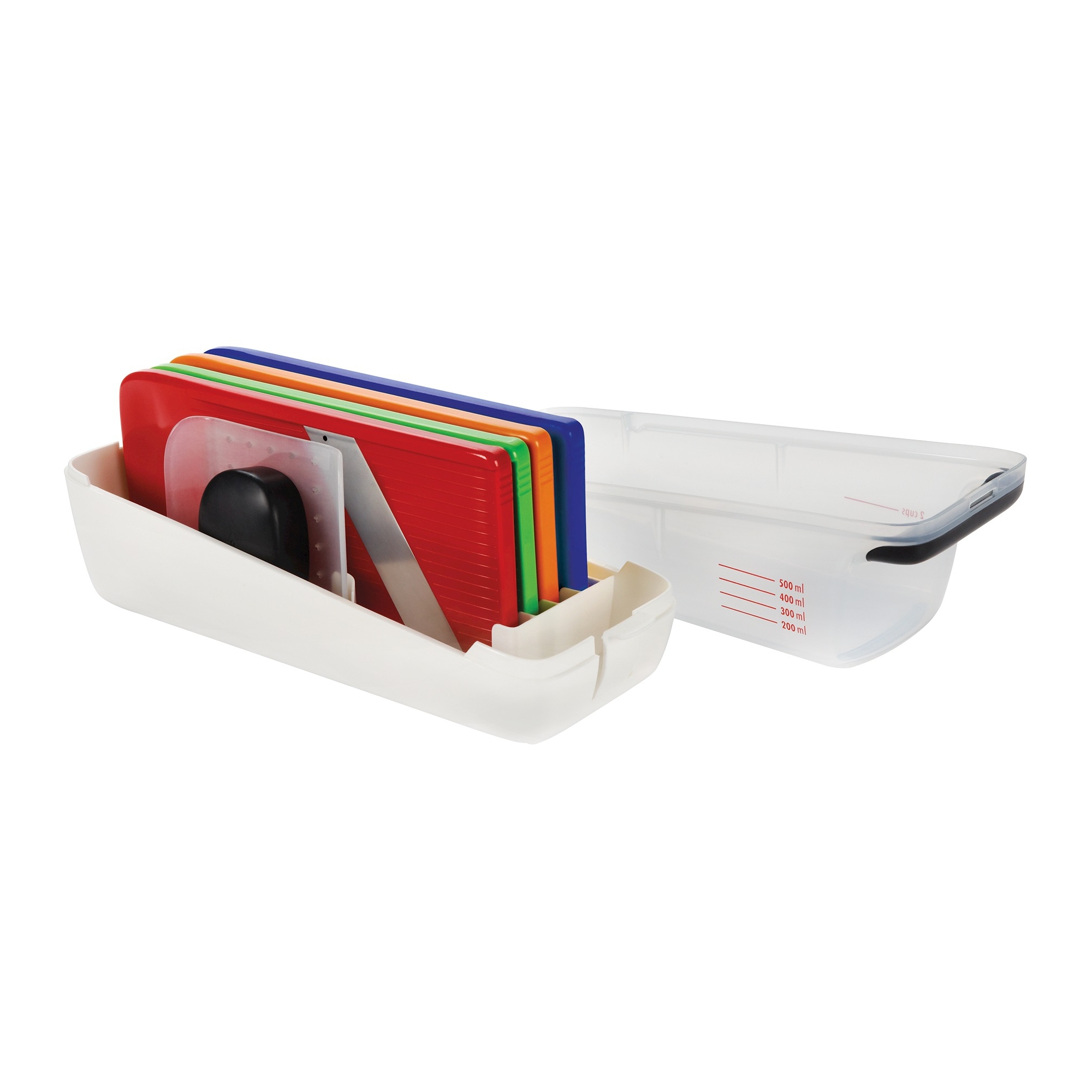 OXO Complete Grate and Slice Set: Multicolor Kitchen Grater & Slicer with Soft-Grip Handle, Dishwasher-Safe, 7 Pieces