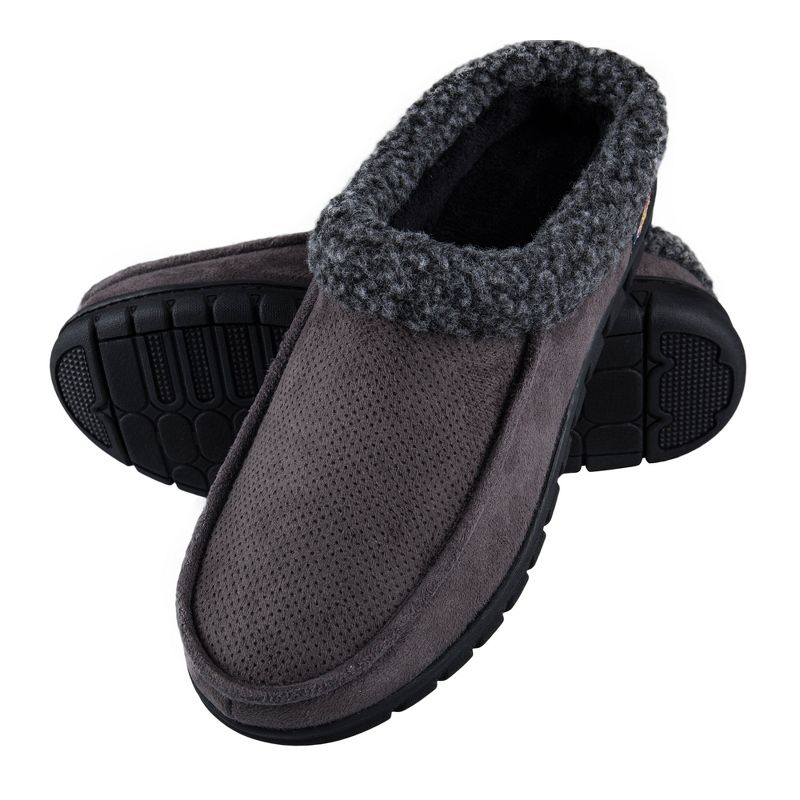 Dickies Men's Open Back Clogs and Scuffs Memory Foam Slippers with Indoor/Outdoor Sole, 1 of 6