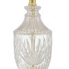 Regency Hill Traditional Table Lamp 26.5" High Brass Cut Glass Urn Accent Black Hardback Drum Shade Living Room Bedroom Bedside Nightstand - 3 of 4