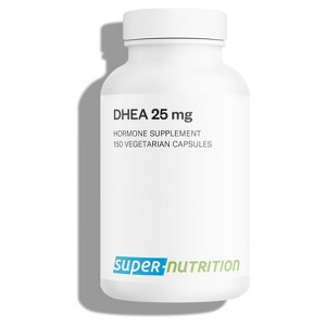 SuperSmart DHEA 25mg per Day - DHEA Supplement for Women & Men | Non-GMO & Gluten Free - 60 Vegetarian Capsules - 1 of 4
