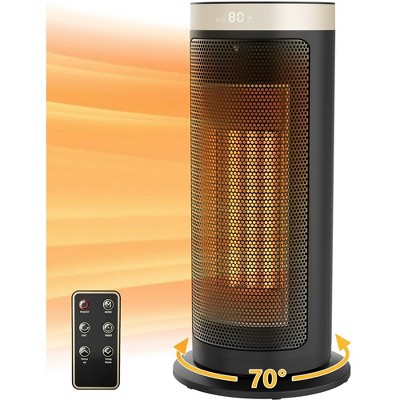 SUGIFT 1500W Space Heater for Indoor Use, 16" Portable Electric Heaters Fan for Bedroom