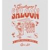 Cowboy "Gunslinger Saloon" Women's Crew Neck Short Sleeve Top - 2 of 3