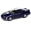 2002 Chevrolet Nickey Camaro ZL1 Navy Blue Metallic with White Stripes 1/64 Diecast Model Car by Johnny Lightning - 2 of 3