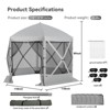 ELECWISH 10 x 10 ft Pop Up Canopy Tent 6 Person - 2 of 4