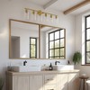 BAOURE Modern Vanity Light, Bathroom Light Fixtures for Expansive Bathrooms, Wall Lamp with Clear Glass for Mirror, Living Room - 4 of 4