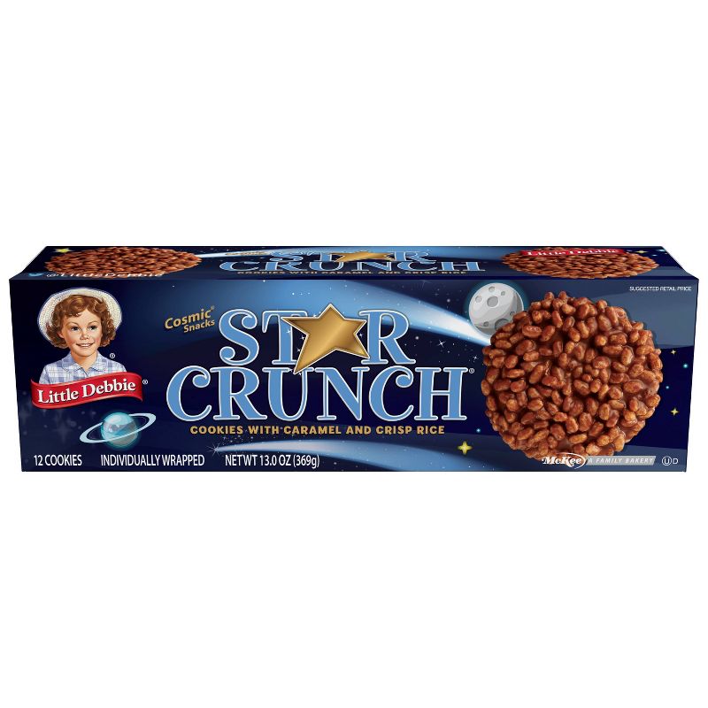 Little Debbie Star Crunch Crisp Snacks - 12pk/13oz, 3 of 6