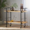 VYNXARIA BAR CART, Trolley Cart on Wheels with Storage for Living Room, Laundry,Garage,Bathroom - 3 of 4