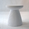 Grungis Modern Heavy Duty End Tables for Patio,Patio Sturdy Faux Terrazzo Accent Table Side Table Plant Table for Indoor Outdoor - 4 of 4