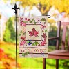 Evergreen Welcome Fall Leaf Suedes Garden Flag 12 x 18 Inches Indoor Outdoor Decor - 3 of 4