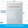 Flipside Products 1/2" Graph Dry Erase Board, 11" x 16" Single - 3 of 3
