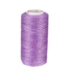 Unique Bargains Flat DIY Crafts Art Handmade Leather Sewing Waxed Threads - 1 of 3