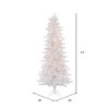 Vickerman Crystal White Pine Slim Artificial Christmas Tree - 3 of 4