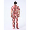 PATPAT Christmas Matching Family Pajamas Set Christmas Doggy Print Red PJS Red - 3 of 4