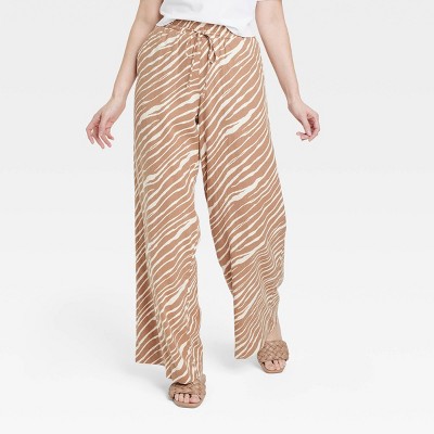 a new day, Pants & Jumpsuits, A New Day Bronze Metallic Wide Leg Pull On  Trouser Pant Xl