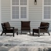 WestinTrends Avalon Outdoor Patio HDPE Sectional Sofa with Patio Cushions - 2 of 4
