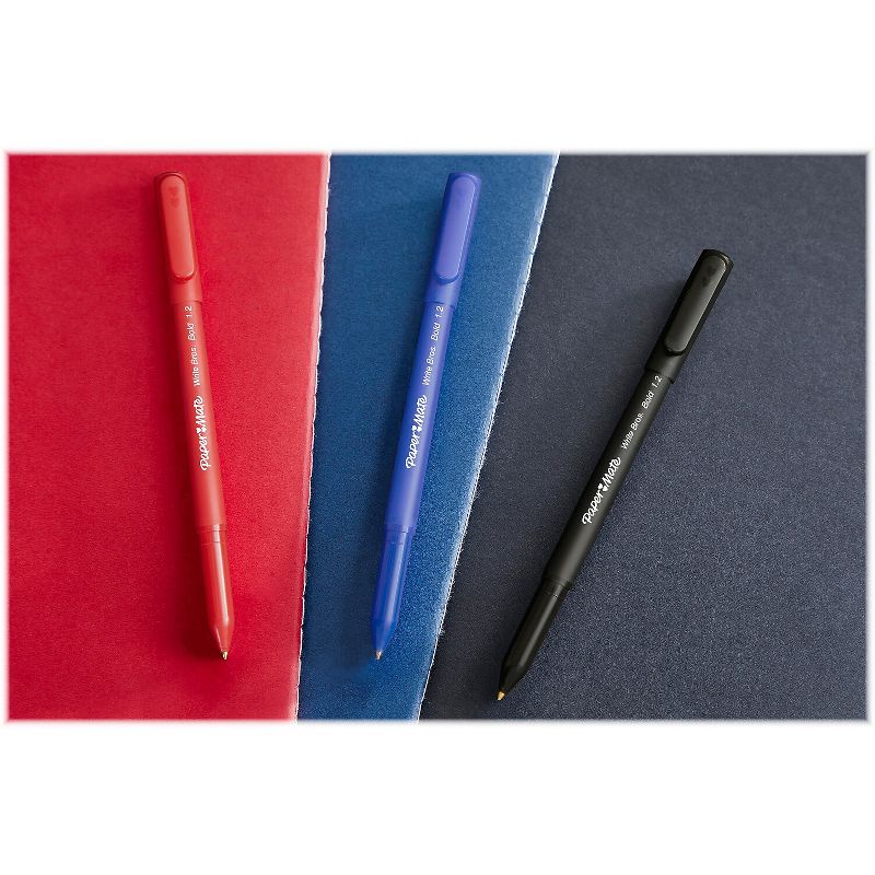 Paper Mate Write Bros. Ballpoint Pen Bold Point Black Ink Dozen (2124520), 4 of 7