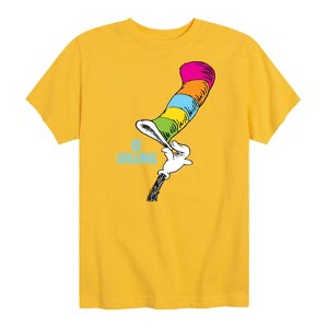 Boys' - Dr. Seuss - Cat in The Hat Be Original Short Sleeve Graphic T-Shirt - 1 of 4