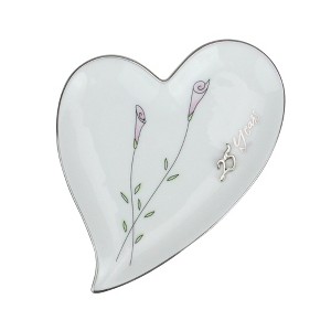 Roman 25th Silver Wedding Anniversary Heart Shaped Ring Holder #11082 - 1 of 3