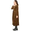 Woman Within 21-Button Velour Dress - 4 of 4