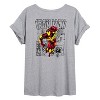 Women's - Marvel - Iron Man Comic Book Panels Oversized Graphic T-Shirt - 2 of 4
