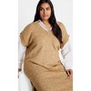 Women's Plus Size Shereen Dress - caramel | CITY CHIC - 4 of 4