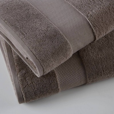 Oversized Charcoal Turkish Cotton Bath Sheet Set, 2 Piece