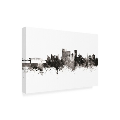 Trademark Fine Art -Michael Tompsett 'Chattanooga Tennessee Skyline' Canvas Art