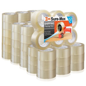 Sure-Max Premium Carton Packing Tape 1.8 mil 330 Feet (110 yards) - Clear - 1 of 4