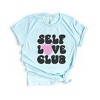 Simply Sage Market Women's Self Love Club Short Sleeve Graphic Tee - 2 of 4