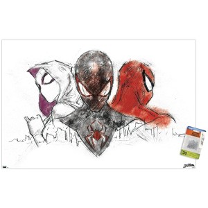 Trends International Marvel Comics Spider-Man - Gallery Edition Sketch Unframed Wall Poster Prints - 1 of 4