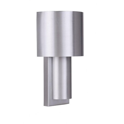 Craftmade Lighting Midtown 1 - Light Wall Light in  Satin Aluminum