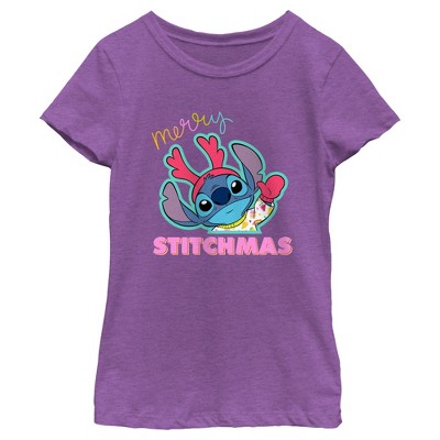 Disney's Lilo & Stitch Girls 7-16 Merry Stitchmas Christmas in Regular &  Plus