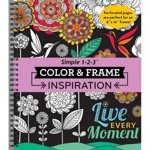 Color & Frame - Inspiration (Adult Coloring Book) - by  New Seasons & Publications International Ltd (Spiral Bound) - 1 of 1