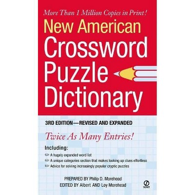 New American Crossword Puzzle Dictionary - 3rd Edition by  Philip D Morehead (Paperback)