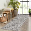 Vintage Boho Area Rug , Non-Slip, Washable, Soft, Short Pile, Non-Shedding Floor Carpet for Living Room,Bedroom Office - 4 of 4