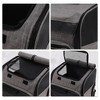 Unique Bargains Pet Backpack with Pet Mat and Internal Safety Leash Gray - 4 of 4